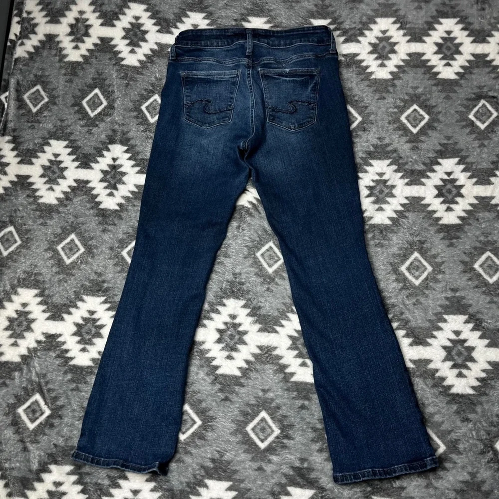 Silver Jeans Co Elyse Slim Bootcut Jeans Dark Wash Blue W28 L31 L03601EAE366